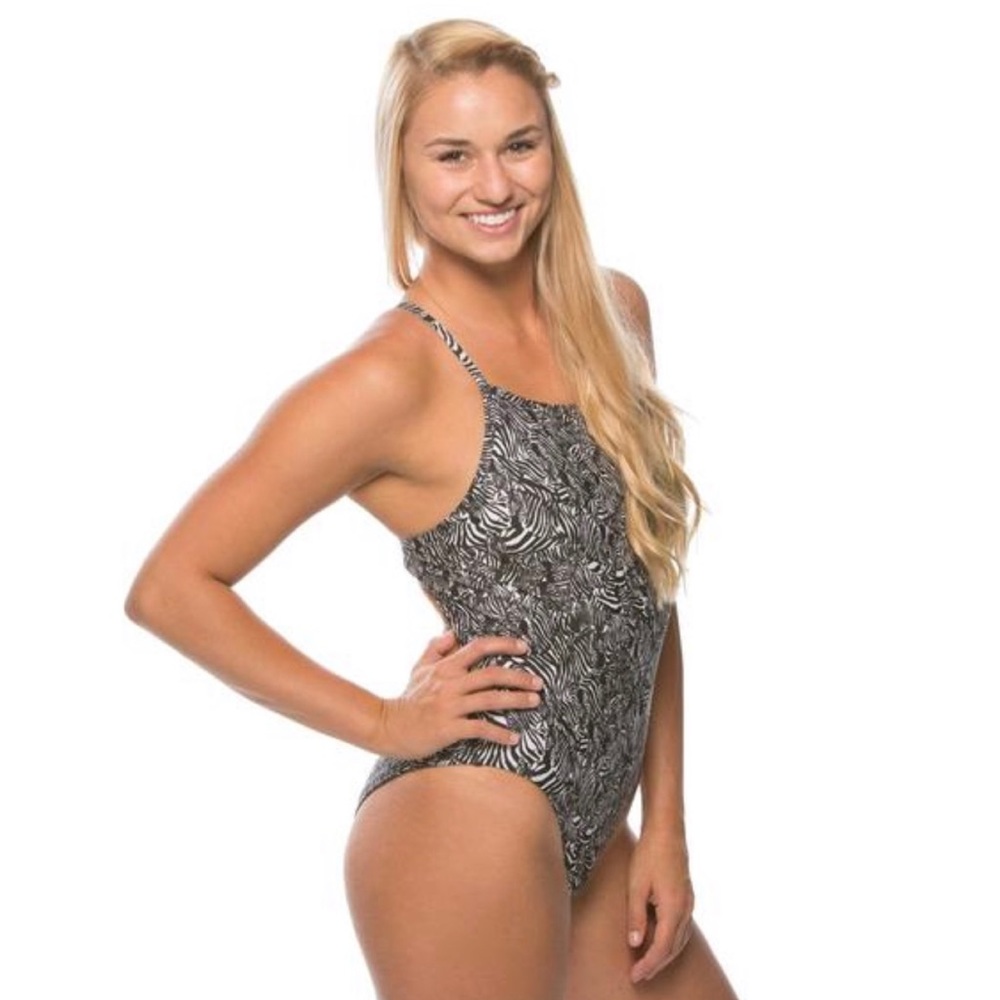 JOLYN ONESIE- Rhys Zebra Print